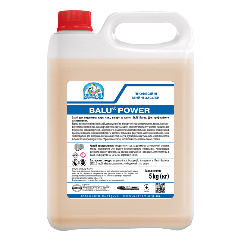 Засіб для миття пароконвектоматів "BALU® POWER", кан. 5 кг